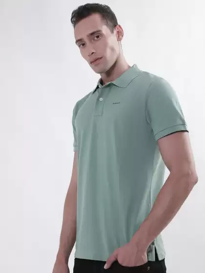 Polo Collar Cotton T-shirt - image 3