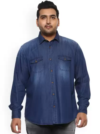 Plus Size Men Regular Fit Casual Shirt - image 5