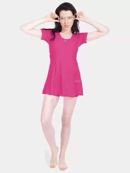 Round Neck Swimming Dress - image 3