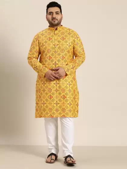 Men Ethnic Motifs Printed Kurta - image 3