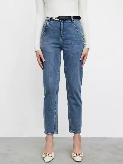 Women Tapered Fit High-Rise Jeans - image 3