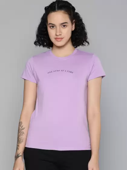 Women Typography Printed T-shirt - image 3