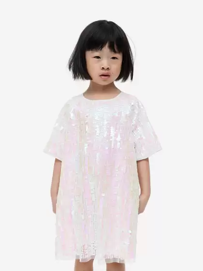 Girls Sequined Dress - image 3