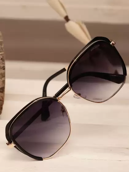 Women Square UV Sunglasses - image 3