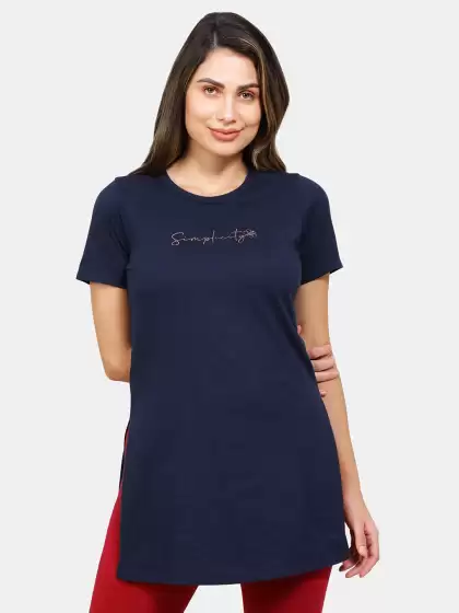 Longline Cotton Sports T-shirt - image 3