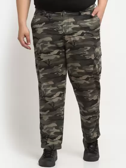 Men Cotton Cargo Trousers - image 3