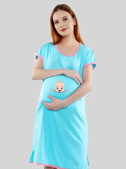 Printed Pure Cotton Nightdress - image 3