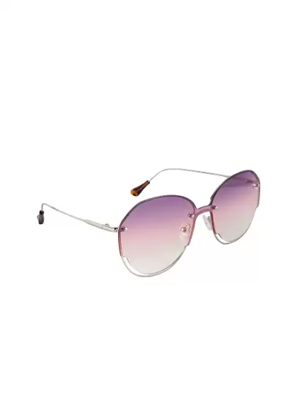 Women Round Sunglasses with Polarised Lens - image 3