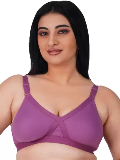 Non Padded Cotton T-shirt Bra - image 3