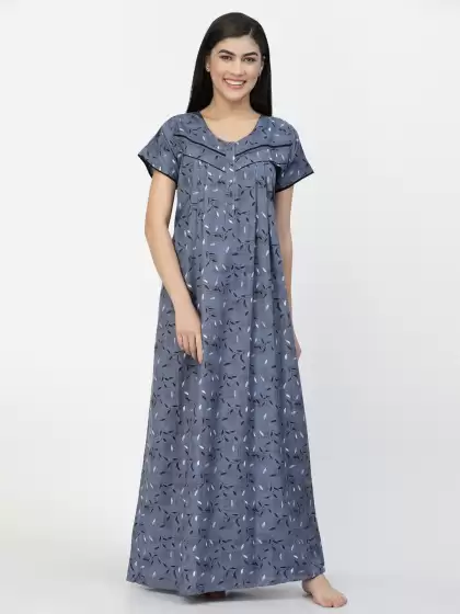 Printed Pure Cotton Nightdress - image 3