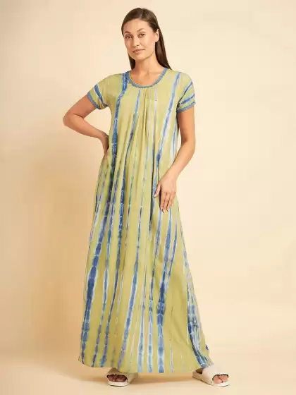 Printed Maxi Nightdress - image 3