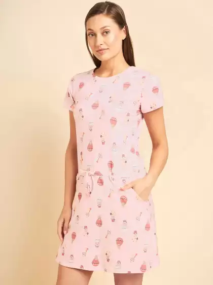 Printed Nightdress - image 3