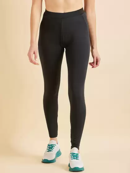Women Mid Rise Knitted Tights - image 3