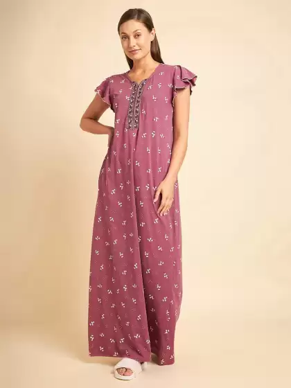 Pure Cotton Maxi Nightdress - image 3