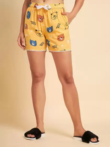 Women Printed Lounge Shorts - image 3