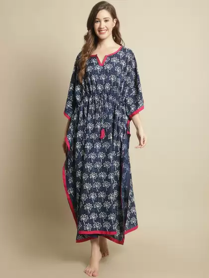 Printed Pure Cotton Nightdress - image 3