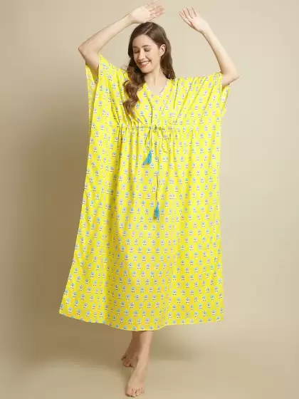 Printed Pure Cotton Nightdress - image 3