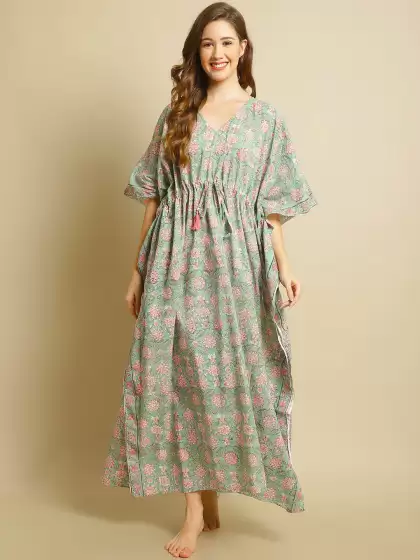 Printed Pure Cotton Nightdress - image 3
