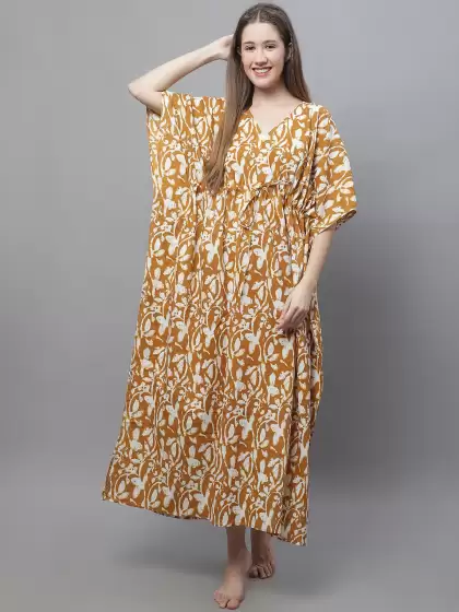 Printed Pure Cotton Nightdress - image 3