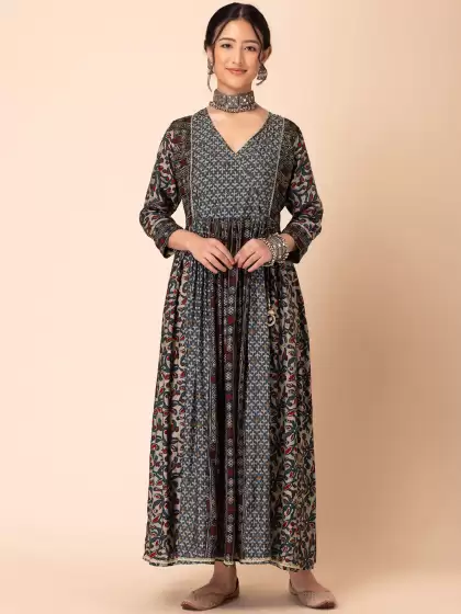 Ethnic Printed Maxi Dress - image 3