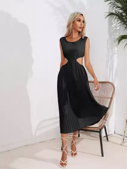 Striped Maxi Dress - image 3