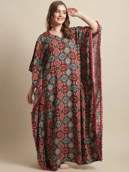 Print Pure Cotton Nightdress - image 3