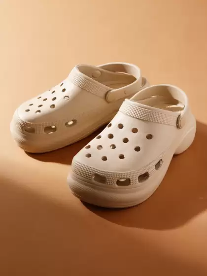 Women Self Design Clogs - image 3