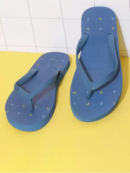 Women Printed Thong Flip-Flops - image 3