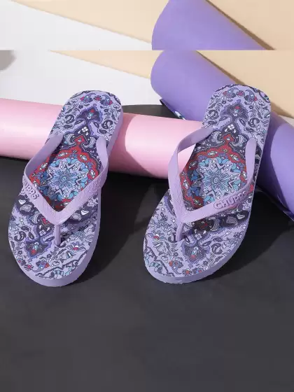 Women Printed Thong Flip-Flops - image 3