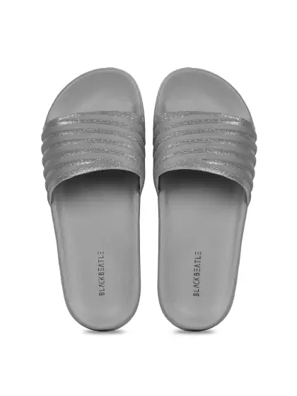 Women Embellished Sliders - image 3