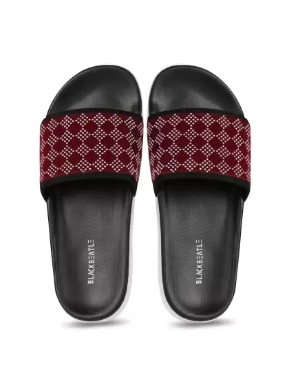 Women Embellished Sliders - image 3
