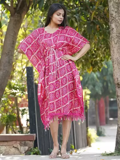 Silk Kaftan Ethnic Dress - image 3