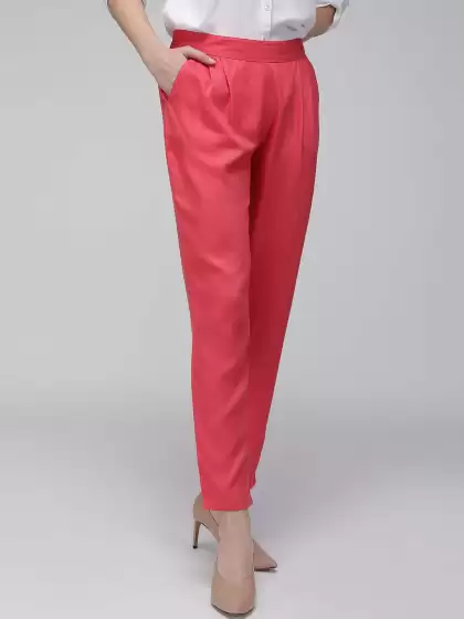 Women Pleated Trousers - image 3