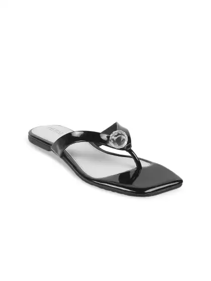 Women T-Strap Flats - image 3