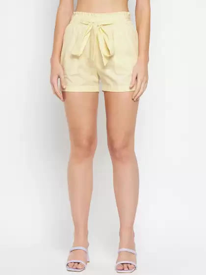 Women Mid Rise Cotton Shorts - image 3