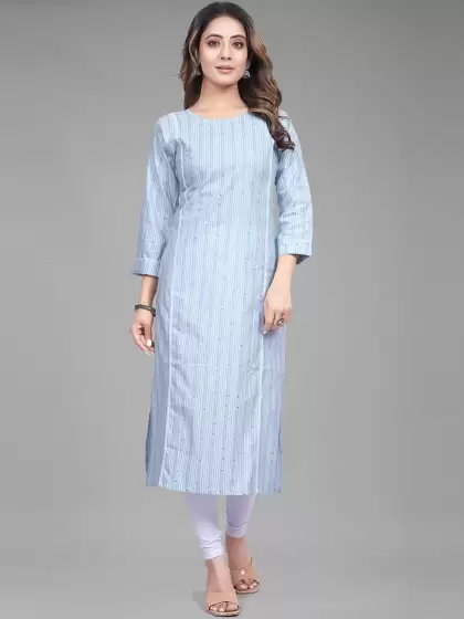 Women Striped Kurta - image 3