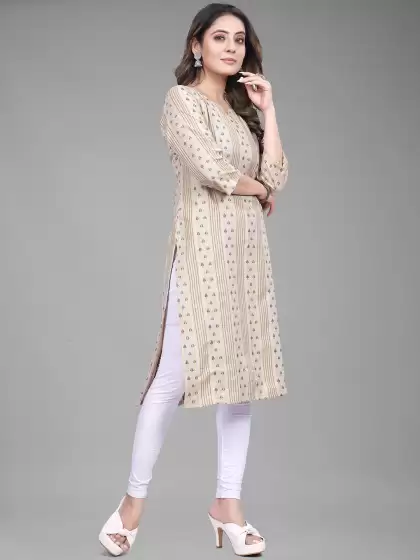 Women Geometric Printed Kurta - image 3