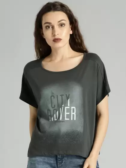Printed Round Neck T-shirt - image 3