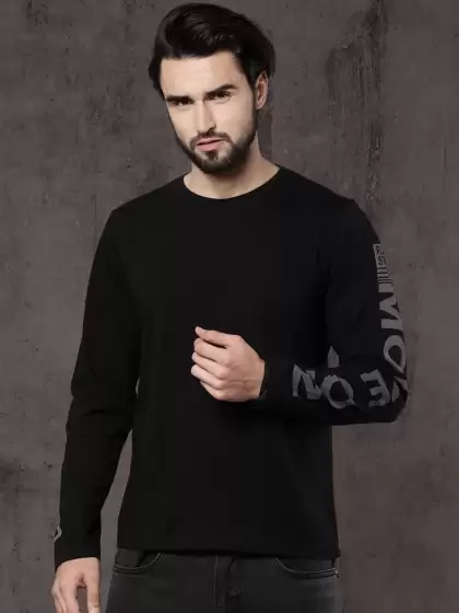 Solid Round Neck T-shirt - image 3