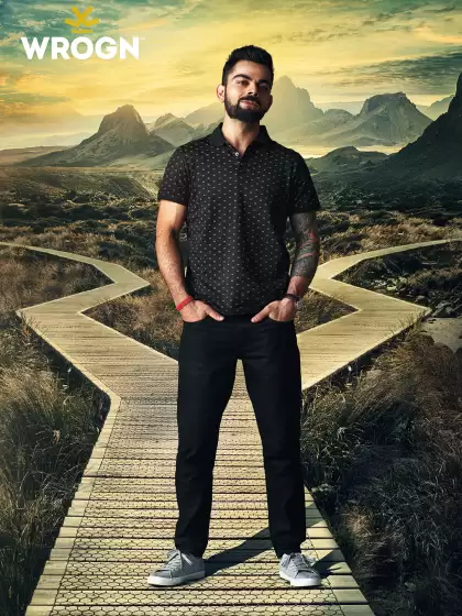 Printed Polo Collar T-shirt - image 3