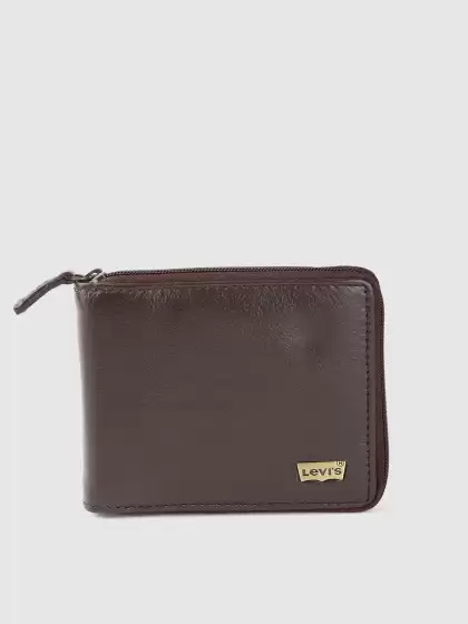 Men Textured Zip Around Wallet - image 3