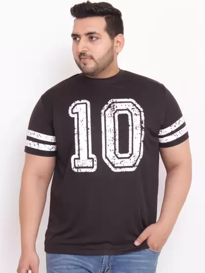 Plus Size Printed Round Neck T-shirt - image 3