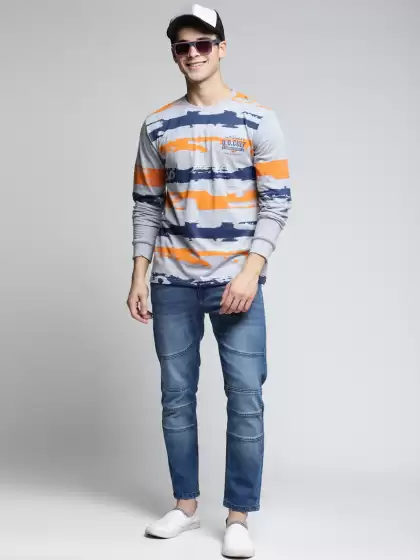 Printed Round Neck Pure Cotton T-shirt - image 3