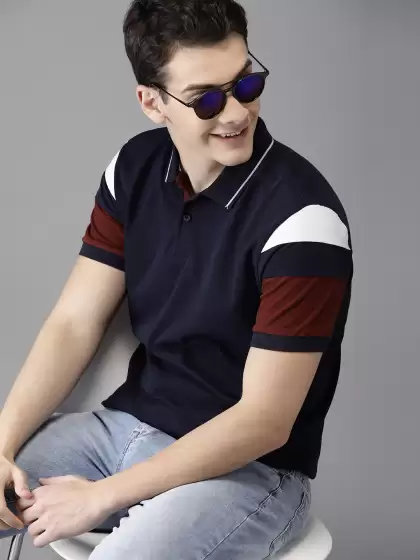 Polo Collar Cotton Pure Cotton T-shirt - image 3