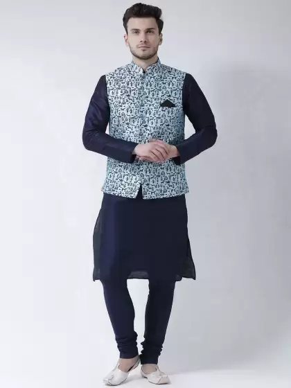 Men Solid Kurta Set - image 3