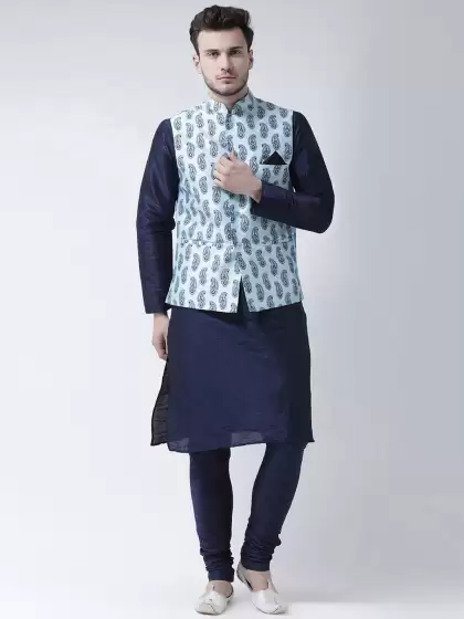Men Solid Kurta Set - image 3