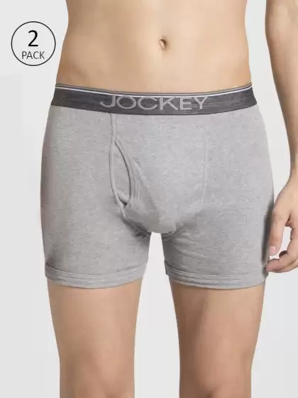 Men Pack of 2 Solid Trunks - image 3