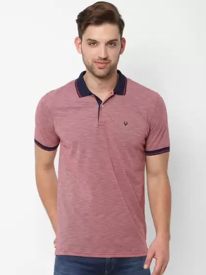 Solid Polo Collar T-shirt - image 3
