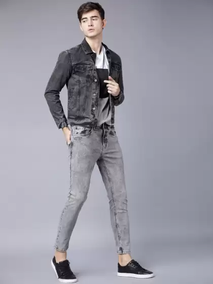 Men Tapered Fit Jeans - image 3