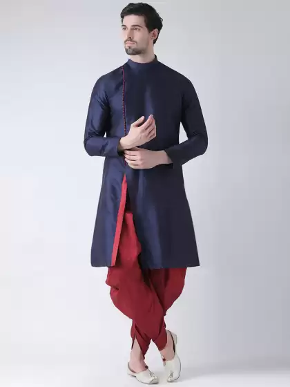 Men Solid Kurta with Patiala - image 7
